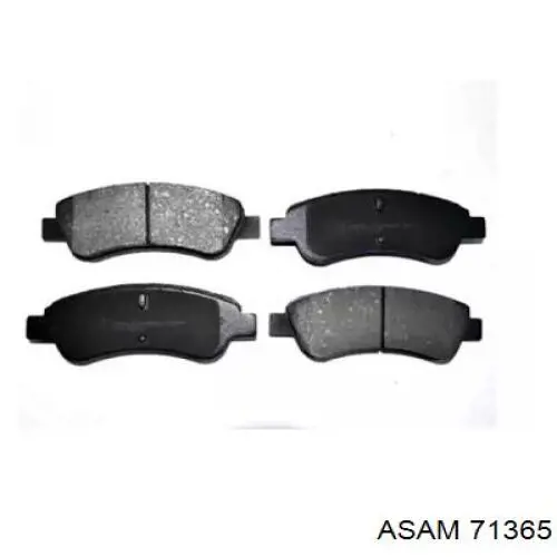 Гальмівні колодки Asam 71365 ціна, від 15.81 USD