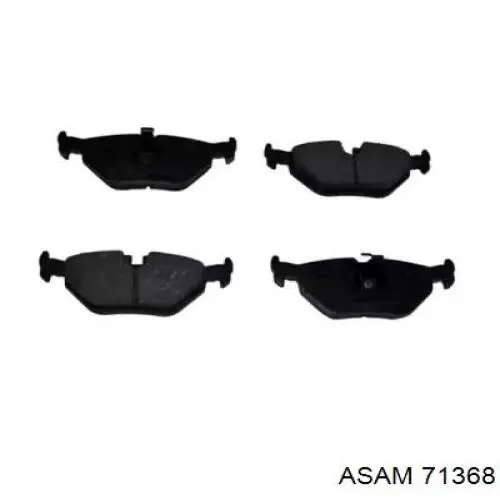 Задні гальмівні колодки Asam 71368 ціна, від 14.06 USD