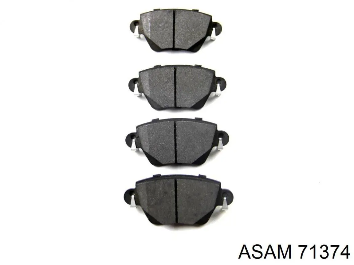 Задні гальмівні колодки Asam 71374 ціна, від 14.77 USD