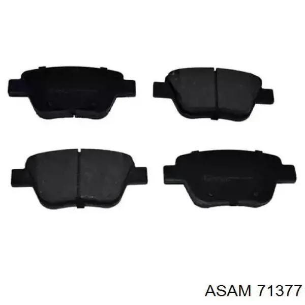 Купити 71377 Asam Задні колодки