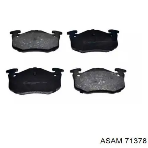 Купити 71378 Asam Задні колодки