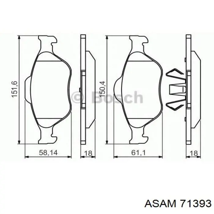 Тормозні колодки Jurid/Bendix 573015B