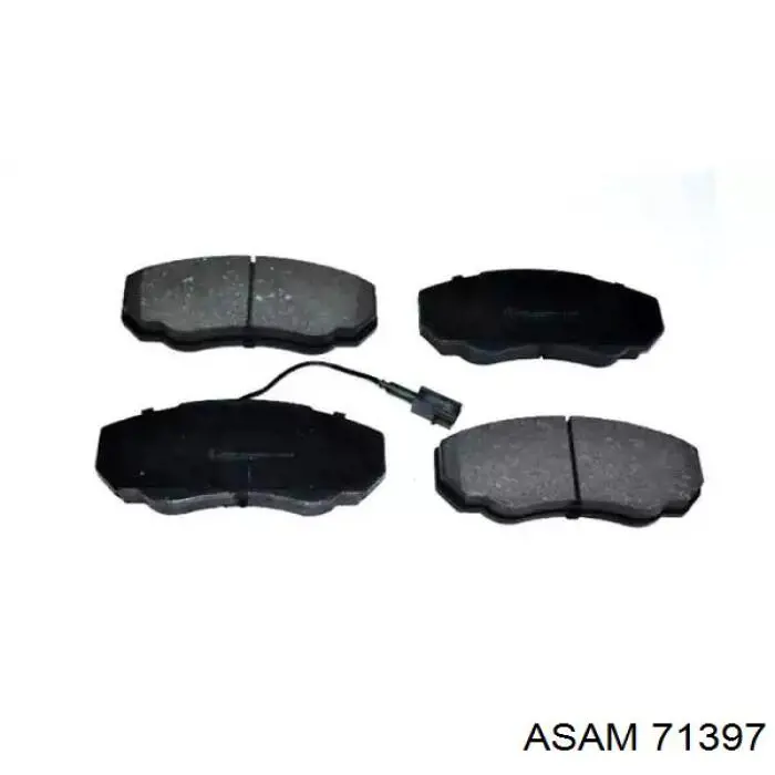 Гальмівні колодки Asam 71397 ціна, від 19.42 USD