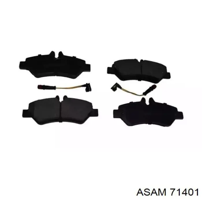 Задні гальмівні колодки Asam 71401 ціна, від 19.11 USD