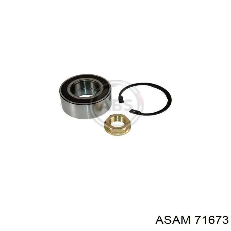 Комплект підшипник маточини передньої Asam 71673 ціна, від 24.86 USD