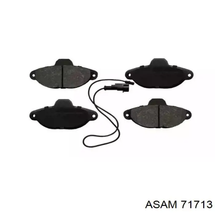 Гальмівні колодки Asam 71713 ціна, від 13.01 USD