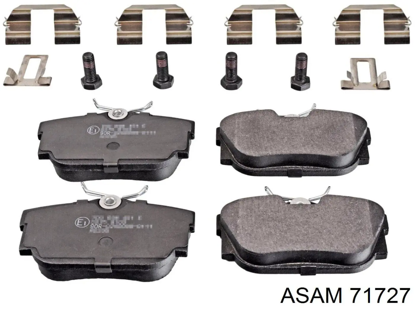 Гальмівні колодки Asam 71727 ціна, від 14.14 USD