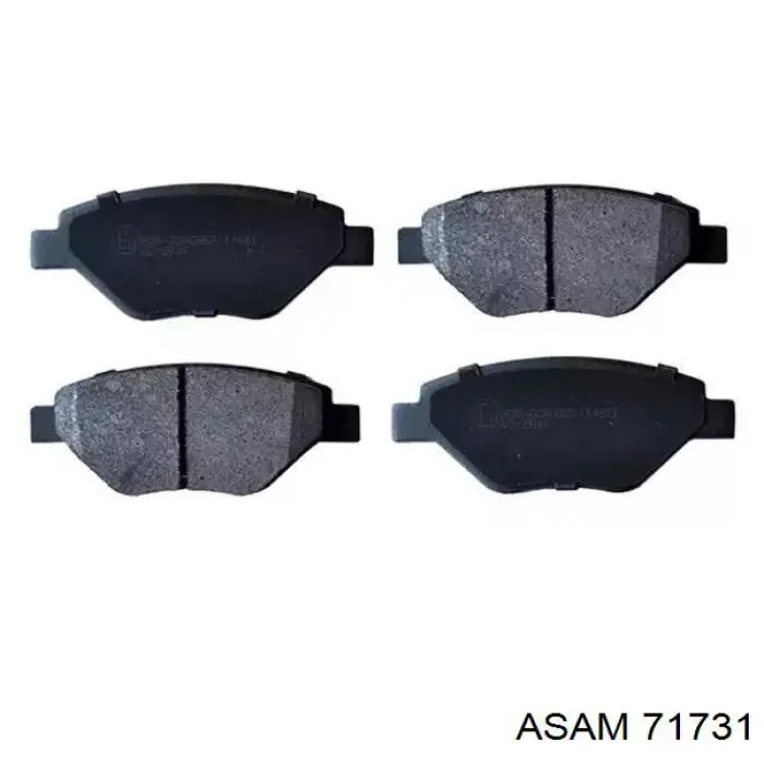 Гальмівні колодки Asam 71731 ціна, від 11.42 USD