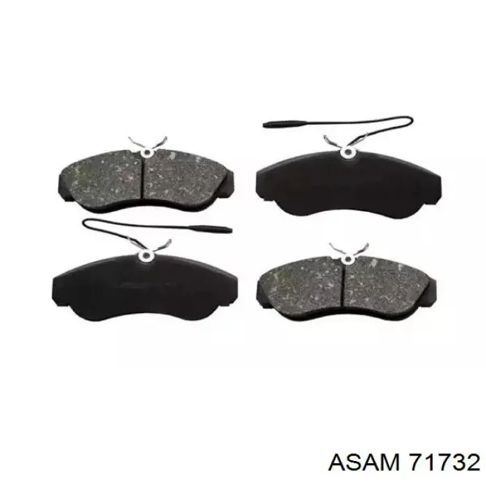 Гальмівні колодки Asam 71732 ціна, від 20.61 USD