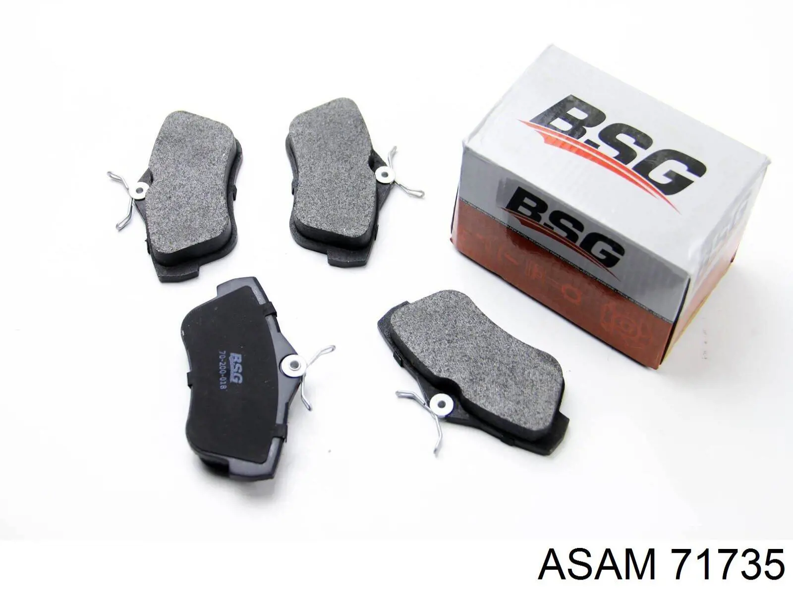 Задні дискові колодки Asam 71735