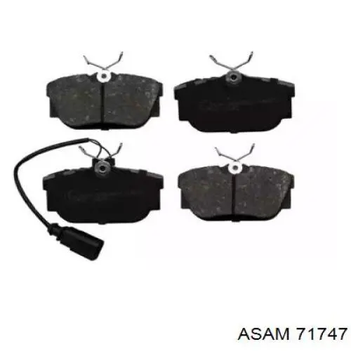 Купити 71747 Asam Задні колодки