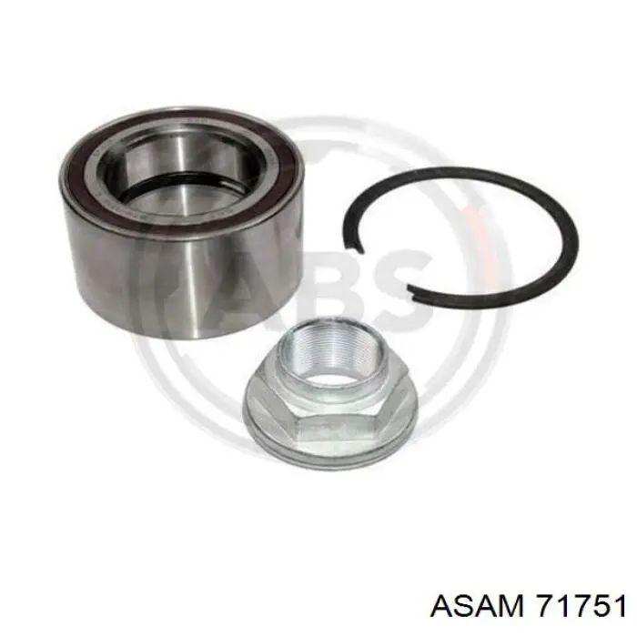 Комплект підшипник маточини передньої Asam 71751 ціна, від 32.84 USD