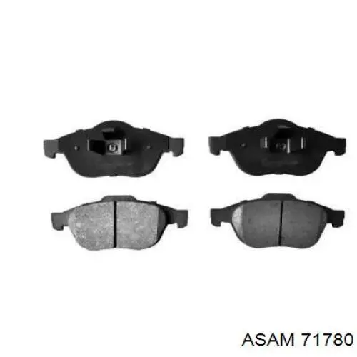 Гальмівні колодки Asam 71780 ціна, від 21.73 USD