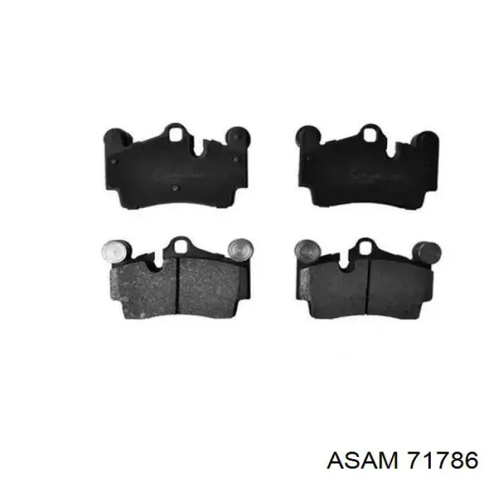 Задні гальмівні колодки Asam 71786 ціна, від 27.44 USD