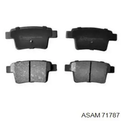 Задні гальмівні колодки Asam 71787 ціна, від 15.82 USD
