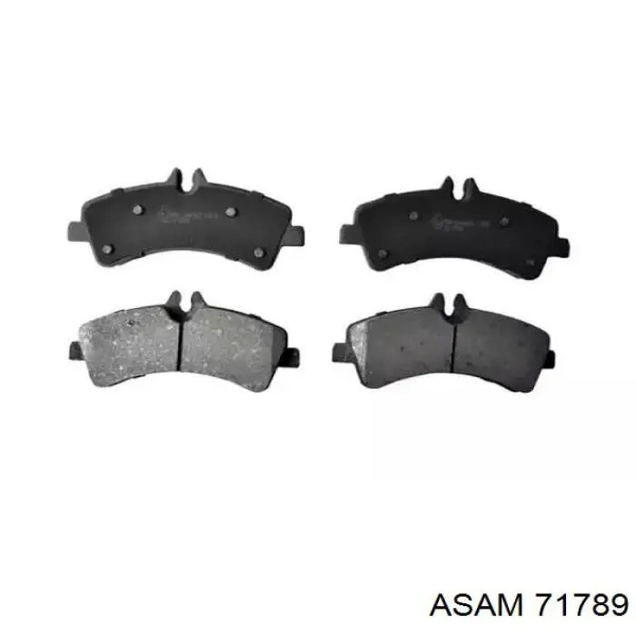 Задні гальмівні колодки Asam 71789 ціна, від 19.85 USD