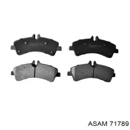 71789 Asam Колодки гальмівні задні, дискові