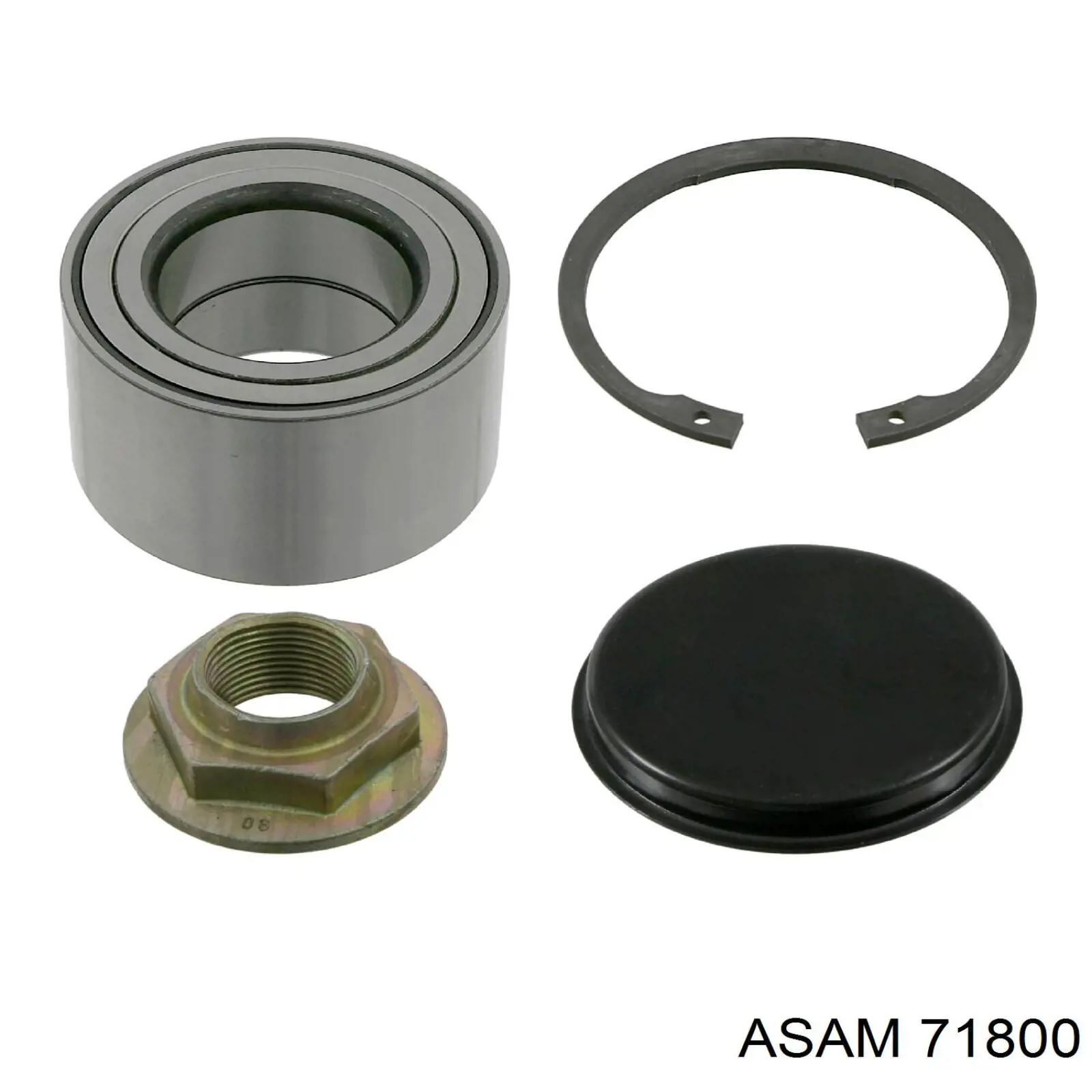 Підшипник маточини задньої Asam 71800 ціна, від 24.77 USD