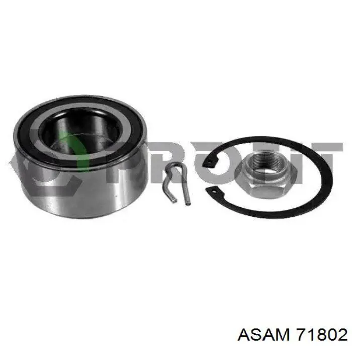 Підшипник ступиці 71802 Asam