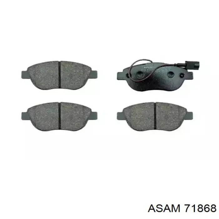 Гальмівні колодки Asam 71868 ціна, від 16.96 USD