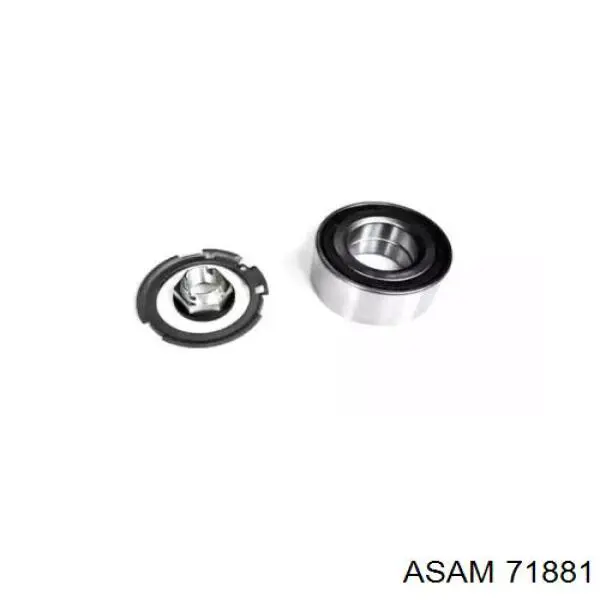 Комплект підшипник маточини передньої Asam 71881 ціна, від 31.47 USD