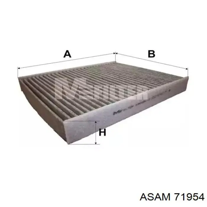 Фільтр салону 71954 Asam