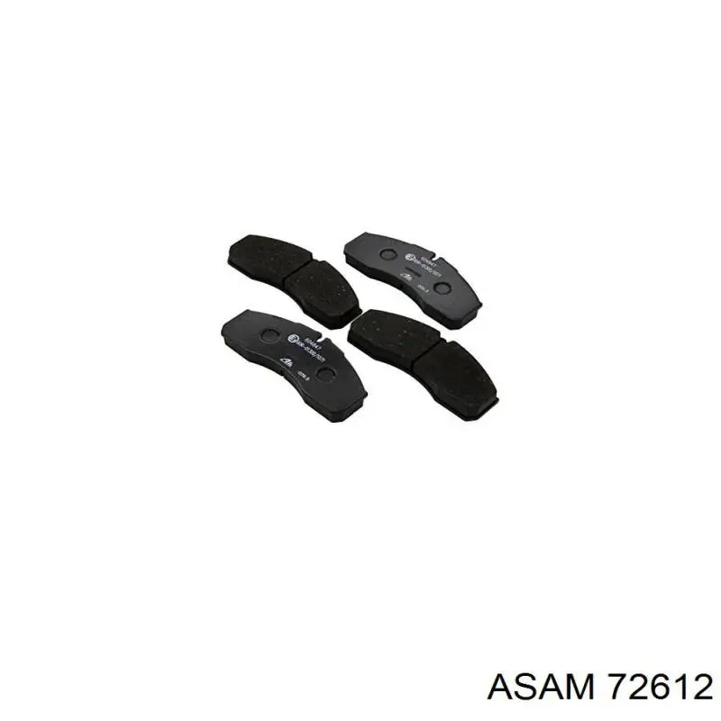Гальмівні колодки Asam 72612 ціна, від 22.90 USD