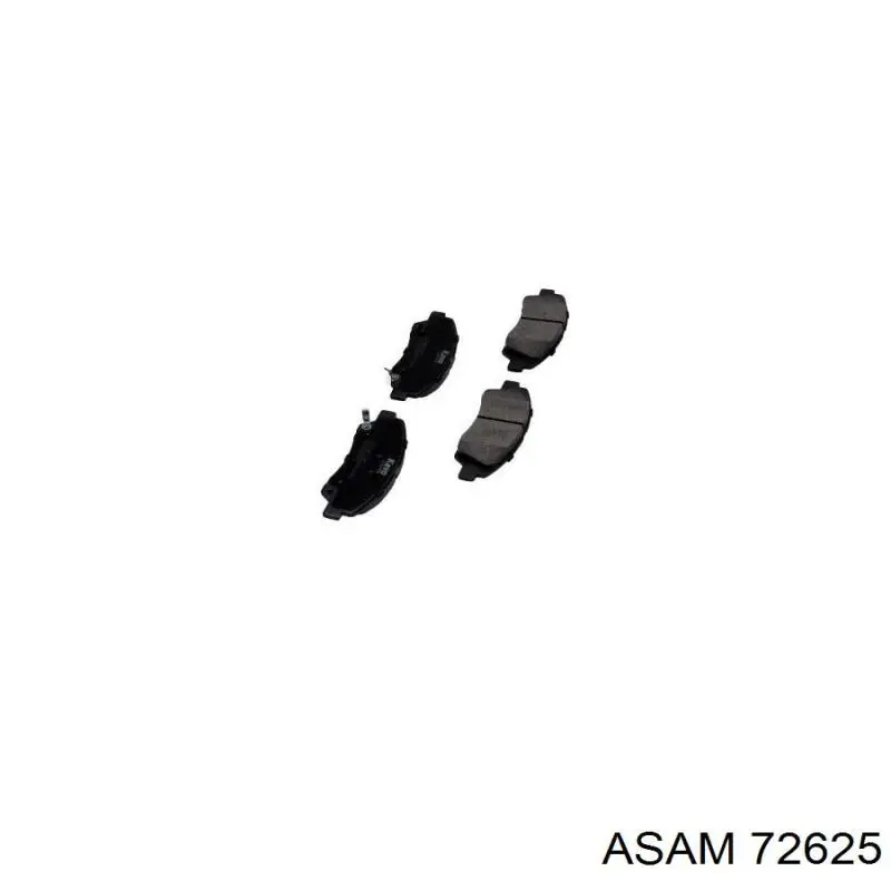Тормозні колодки Asam 72625
