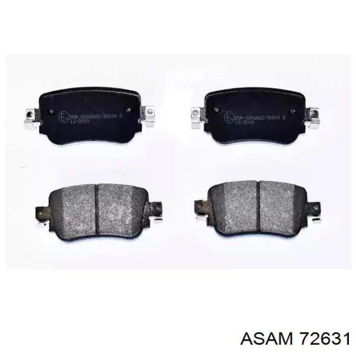 Купити 72631 Asam Задні колодки