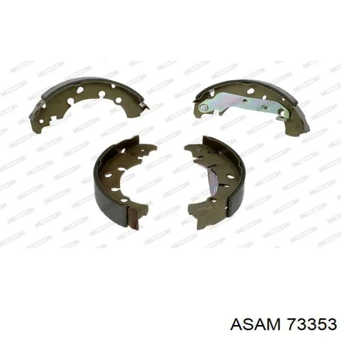 Колодки гальмові задні, барабанні Asam 73353 ціна, від 21.59 USD