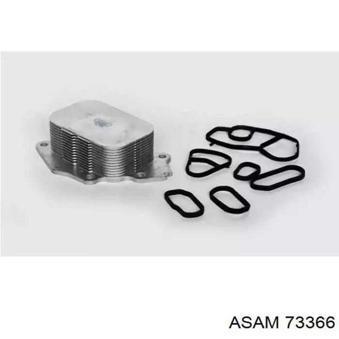 73366 Asam радіатор масляний (холодильник, під фільтром)