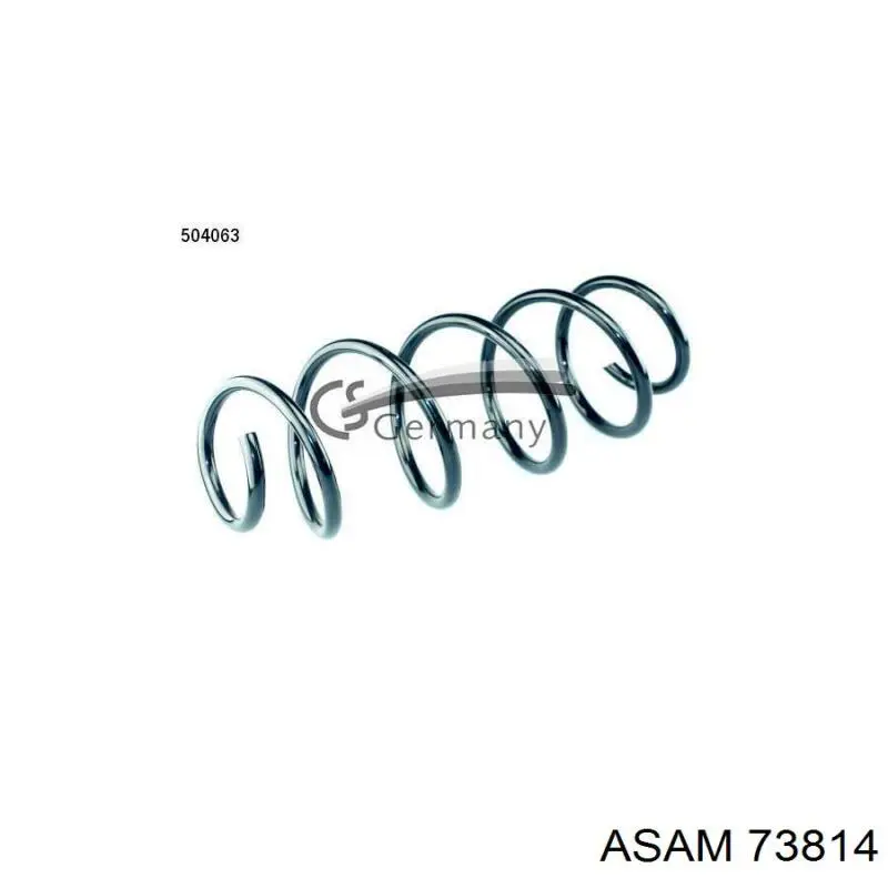 Пружина передня Asam 73814 ціна, від 17.33 USD