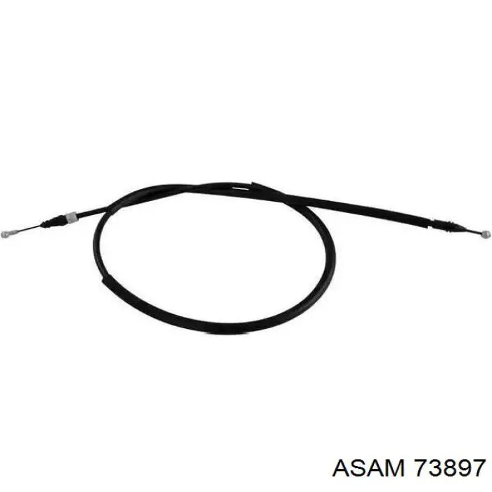 Трос стоянкового гальма задній лівий Asam 73897 ціна, від 9.24 USD