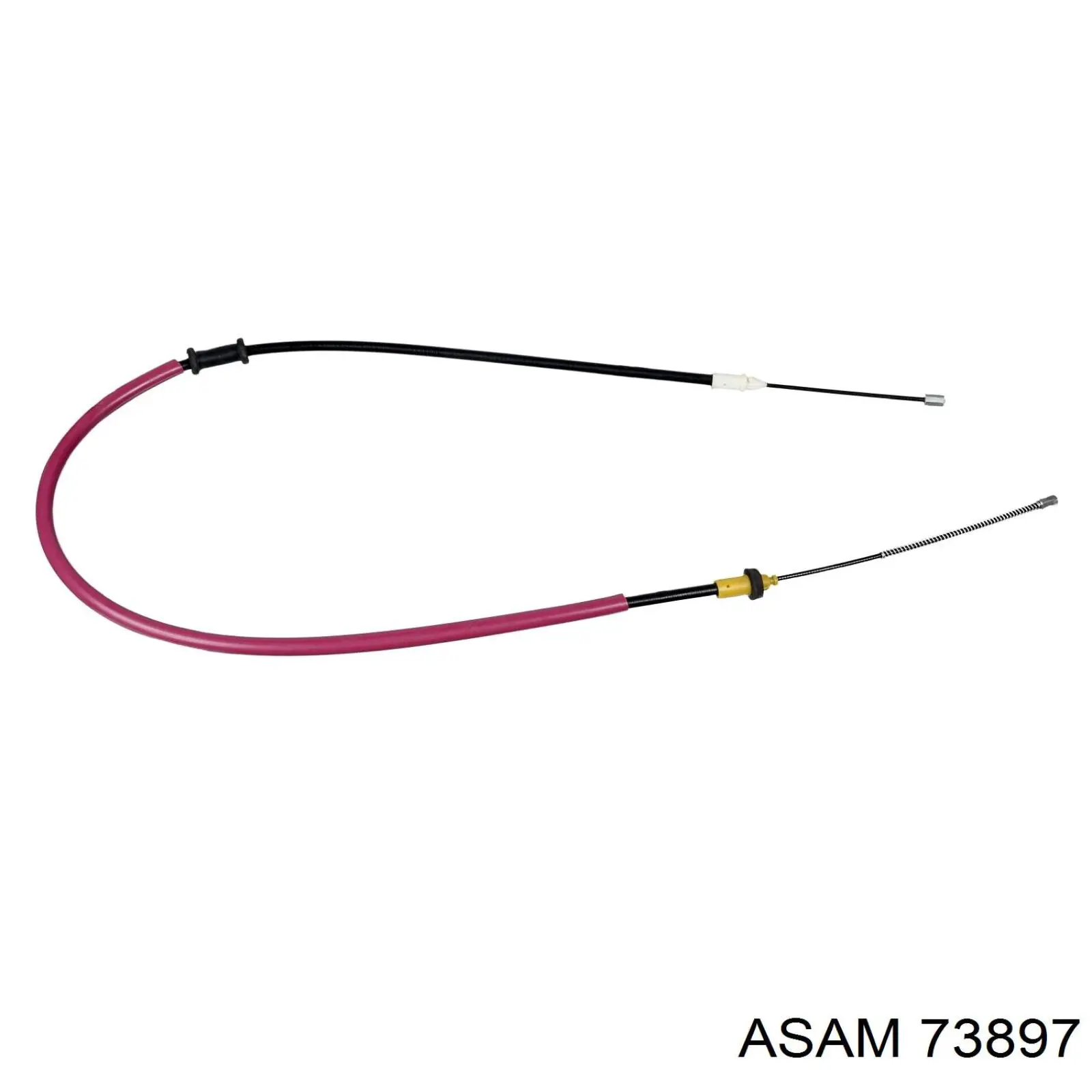 Трос ручника задній лівий Asam 73897