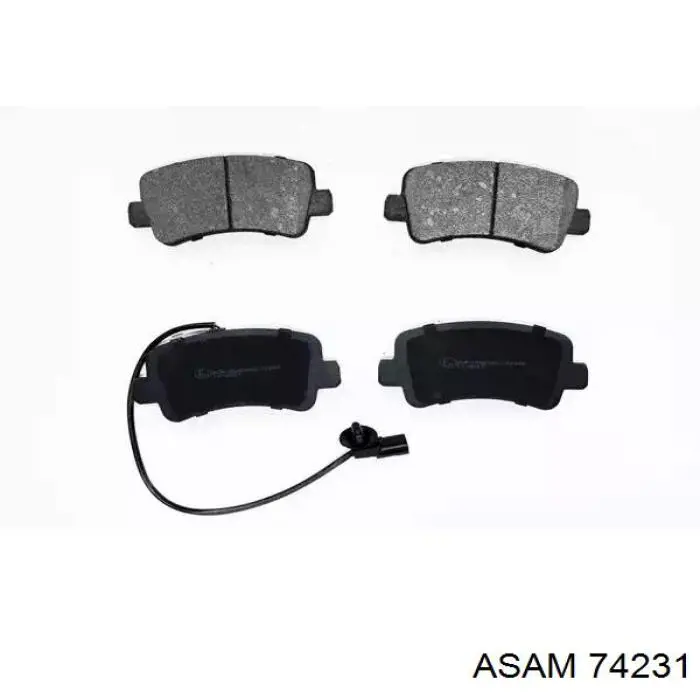 Задні гальмівні колодки Asam 74231 ціна, від 18.70 USD