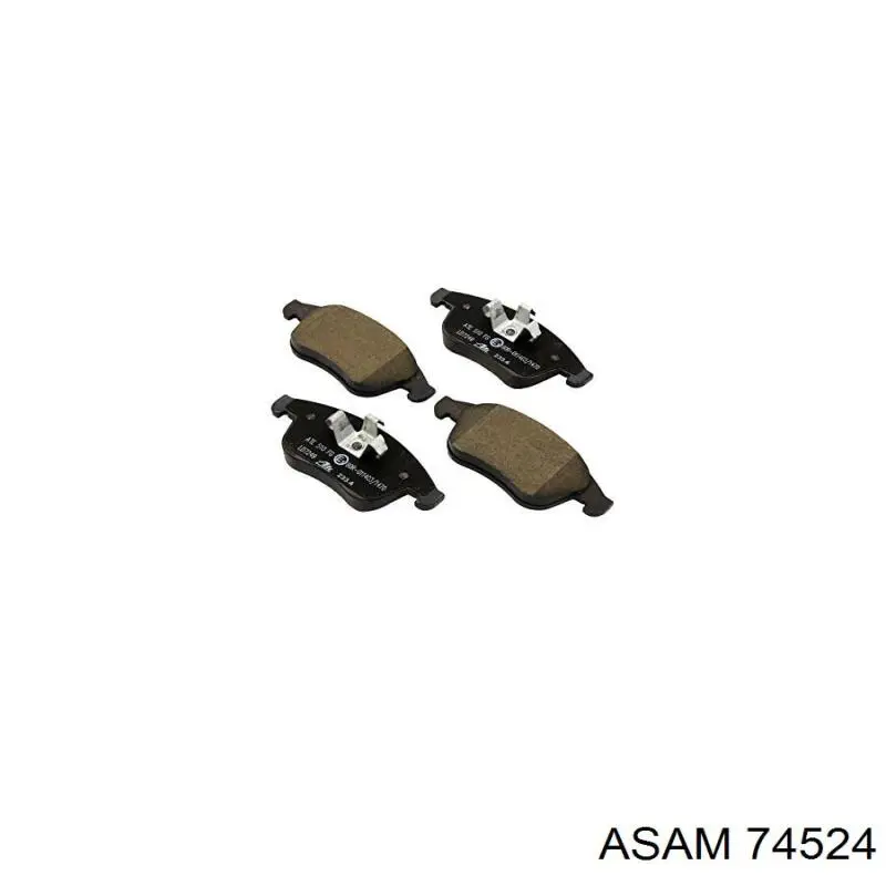 Гальмівні колодки Asam 74524 ціна, від 19.50 USD