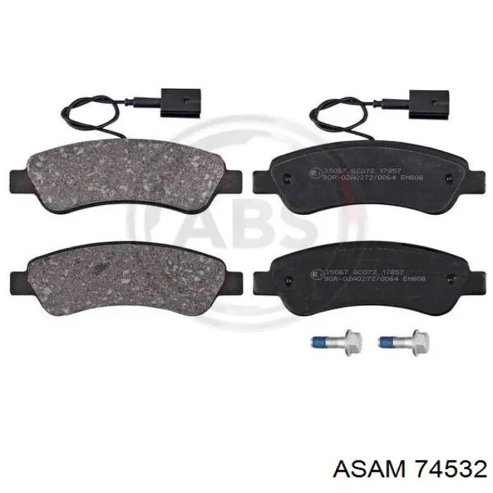 Задні гальмівні колодки Asam 74532 ціна, від 20.41 USD