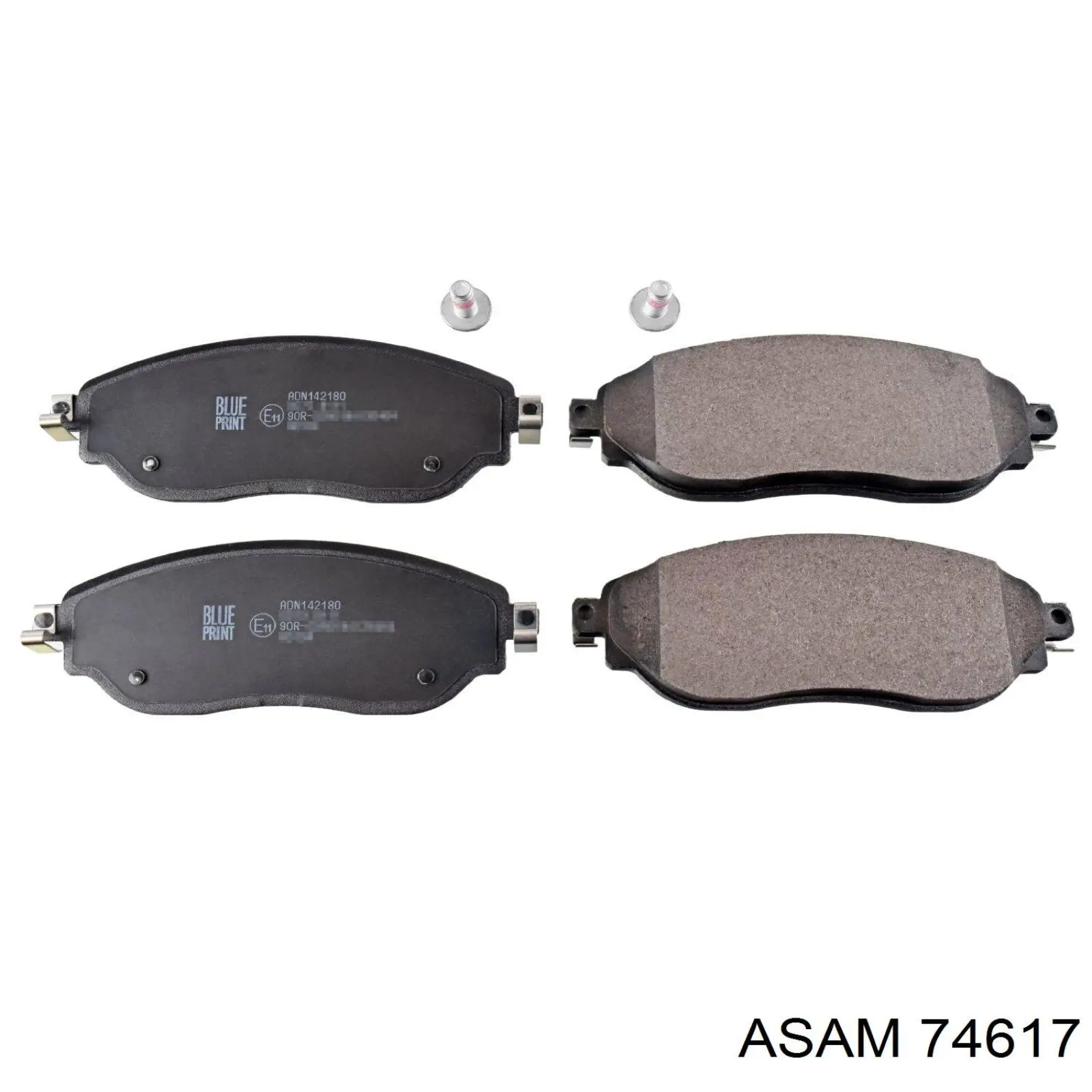 Гальмівні колодки Asam 74617 ціна, від 24.36 USD