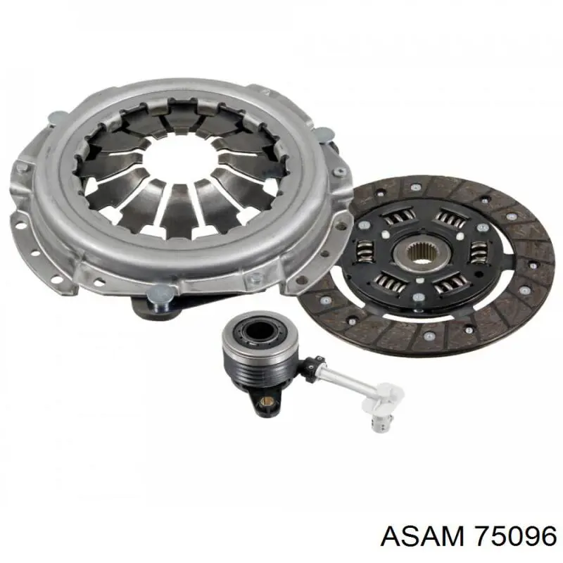Купити 75096 Asam Комплект зчеплення (диск, корзина, підшипник)
