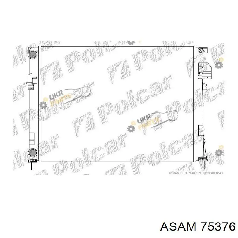 Радіатор основний Asam 75376 ціна, від 66.00 USD