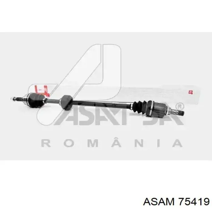 Піввісь (привід) передня, ліва 75419 Asam