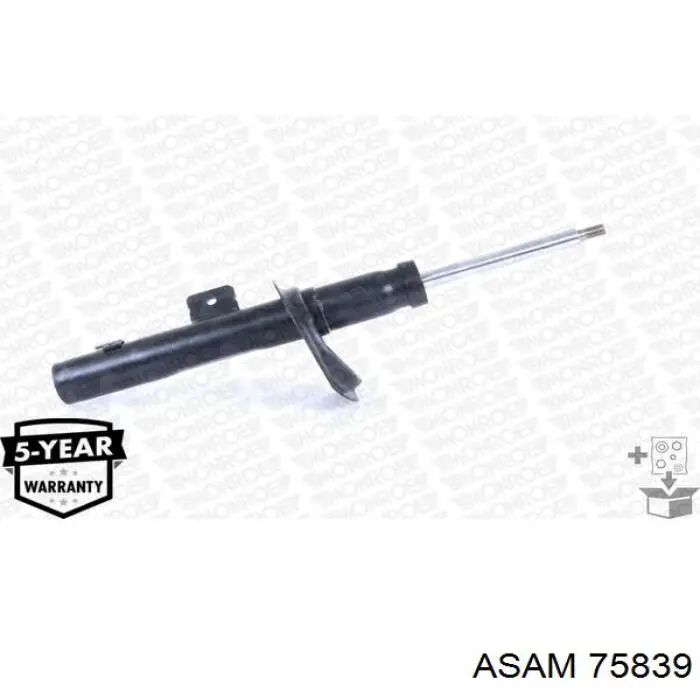 Амортизатор передній, правий Asam 75839 ціна, від 53.20 USD