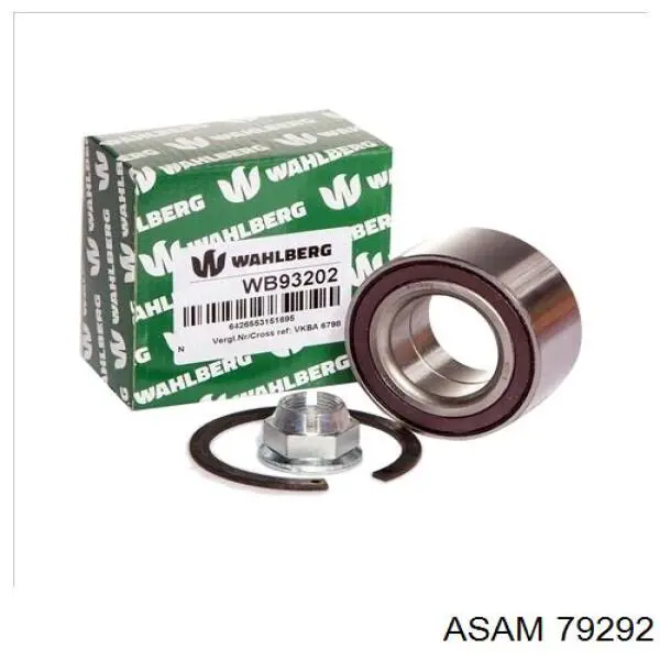 Підшипник маточини задньої Asam 79292 ціна, від 23.86 USD