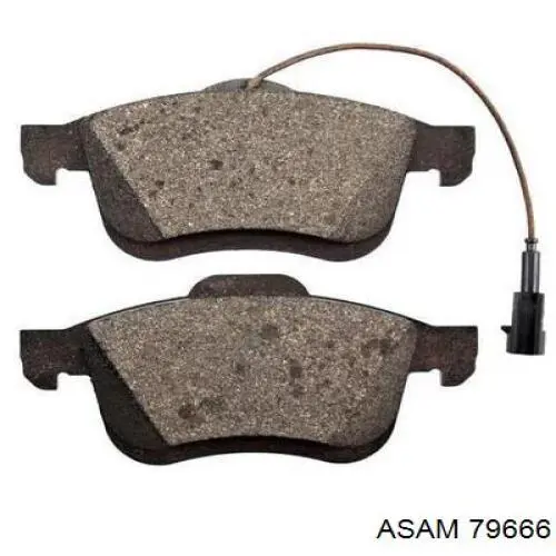 Гальмівні колодки Asam 79666 ціна, від 23.15 USD
