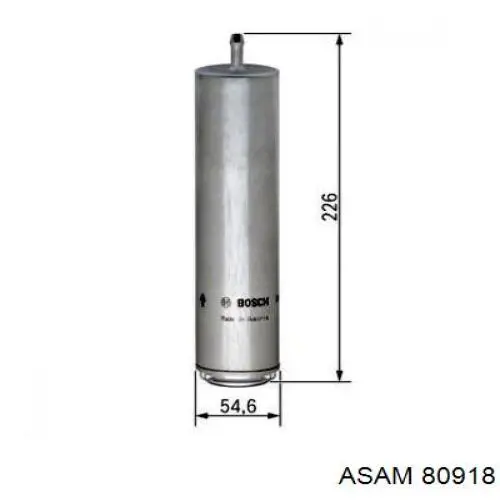 Купити 80918 Asam Фільтр-відстійник палива грубої очистки