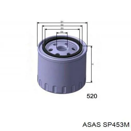 Фільтр паливний B1050595 Case