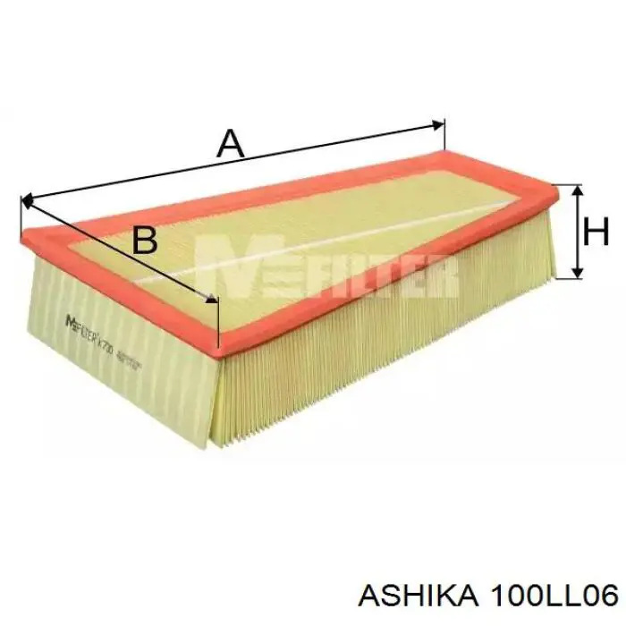 Масляний фільтр двигуна Ashika 100LL06 ціна, від 5.41 USD