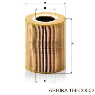 10ECO002 Ashika фільтр масляний