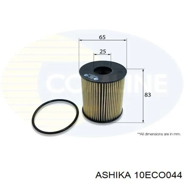 10ECO044 Ashika Фільтр масла