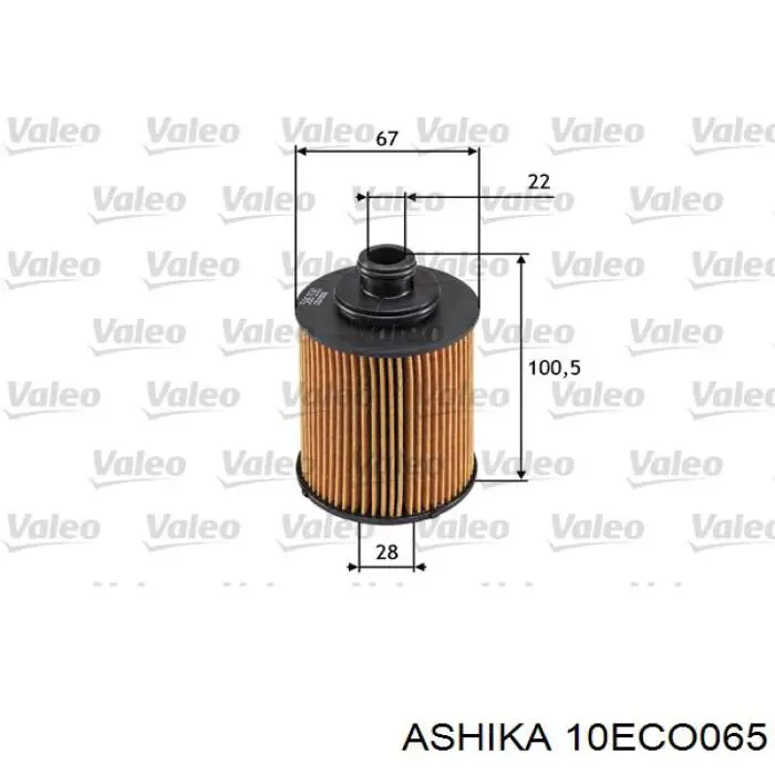 Купити 10ECO065 Ashika Фільтр очищення масла відцентровий